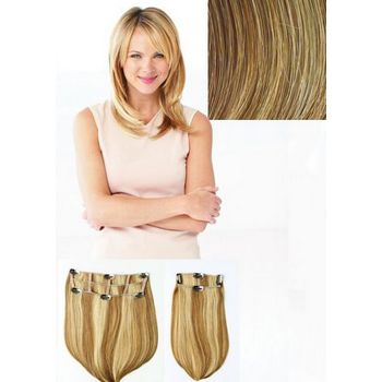 HAIRUWEAR - POP - 2 Piece Vibralite Synthetic Straight Hair Extension - Honey Ginger R14/25 (1)